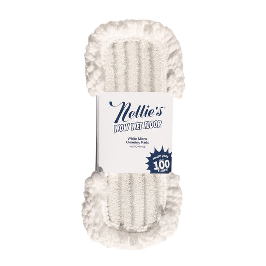 Nellie's WOW Mop Pads - White