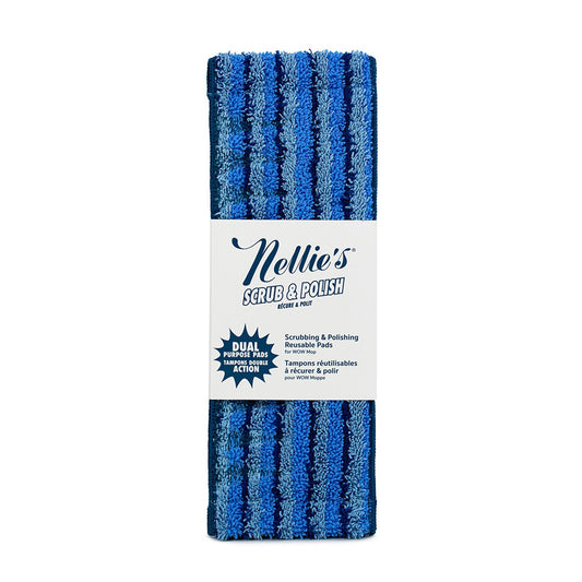 Nellie's Wow Mop Scrub and Polish Pads - Twin Pack